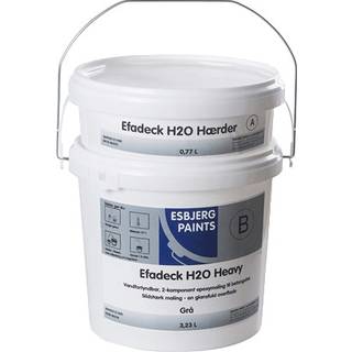 EFAdeck ® H2O heavy, sort, med hærder - 4 liter