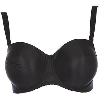 PrimaDonna Satin Non Padded Strapless Bra - Black - F 70