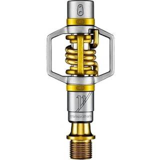 Cykelpedaler Crankbrothers Eggbeater 11 sølv/guld inkl. pedal klodser