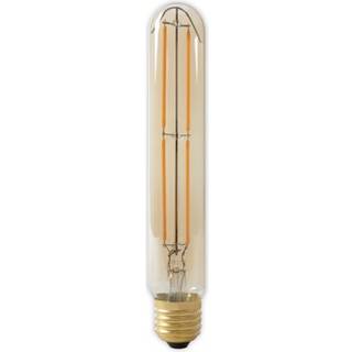 Calex LED Rørlampe 4W L190mm Gold Deko E27 dæmp