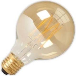 Calex LED Globe pære 4W Gold Deko E27 G80 dæmpbar