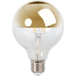 Calex Topforspejl Guld LED Globe G95 3,5W E27 dæmp
