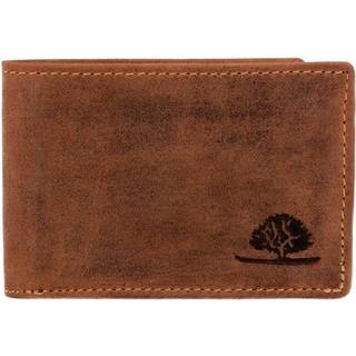 Geldbörse Leder 10x7cm klein "Vintage" antikbraun 1660-25 | Greenburry.de