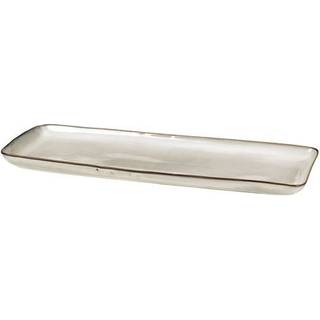 Broste Copenhagen Nordic Sand firkantet fad 12,5 x 35 cm