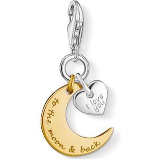 Thomas Sabo Charm - Mond & Herz, I Love You To The Moon & Back - 1443-413-39 - bicolor