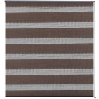 Rullegardin i zebradesign 120 x 175 cm sort