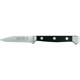 Güde Alpha Gemüsemesser 8 cm - CVM-Messerstahl - Griffschalen Hostaform - Schwarz,Silber