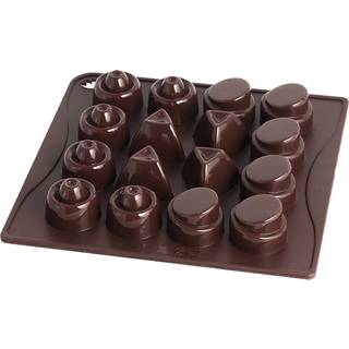 Chokoladeform silikone, 16 stk, Dr. Oetker