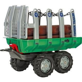 Rolly Toys rollyTimber: Tømmeranhænger med tippefunktion - anhænger med tømmer til pedaltraktor
