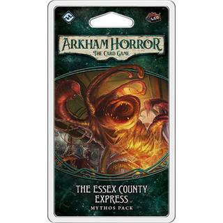 ARKHAM HORROR Kortspelet The Essex County Express Mythos Pack | Horror Game | Mystery Game | Kooperativt kortspil | Alder 14+ | 1-2 spillere | Av