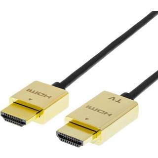 DELTACO Prime HDMI with Ethernet cable HDMI 3m Black