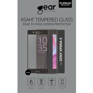 GEAR Glass Protector Asahi 5" Xperia X Full Fit Black