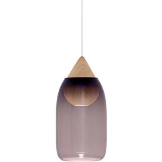 Mater pendel - Liuku pendel Lampe drop i smoke - Ø: 19,5 x H: 40,5 cm