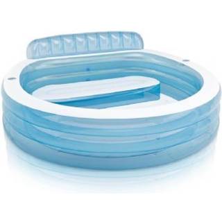 Intex Swim Center Pool - blå familiepool med lounge - 590 liter