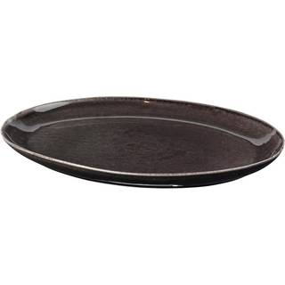 Broste Copenhagen Nordic Coal fad ovalt 26,5x36,5 cm Charcoal