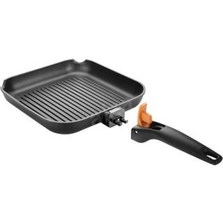 Grillpande 26 x 26 cm med aftageligt håndtag