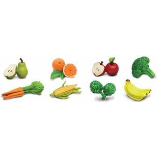 Safari Ltd. Fruits & Gr?ntsager Toob - 8 Mini figurer inklusive p?rer appelsiner ?bler artiskokker guler?dder bananer broccoli og majs - uddannel