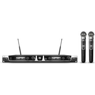 LD Systems Dual - Wireless Microphone System with 2 x Dynamic Handheld Microphone