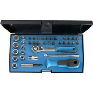 Gedore Toppesæt 1/4 37 dele 3/16-1/2"tm