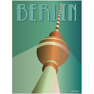 Tilbud: Spar 75% - Berlin Fjernsyntårnet - Plakat 30x40 cm fra ViSSEVASSE