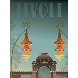 VISSEVASSE - TIVOLI plakat - Indgangen 30 x 40