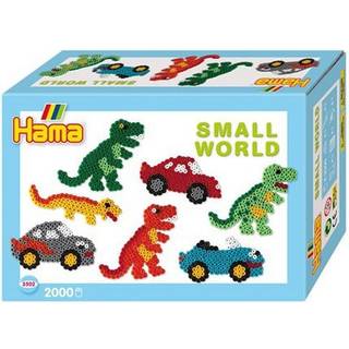 Hama Midi Perler Gaveæske Small World Dino Cars 2.000 Stk.