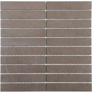 Klinkermosaik Arredo Galaxy Rolex Grå/Brun 3x15 cm (30x30 cm)