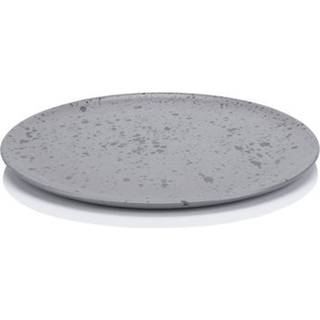 Aida Raw tallerken 23 cm Sort med prikker