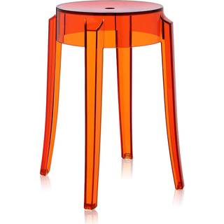 Kartell - Charles Ghost Stool 4897 - Crystal - Taburetter - Philippe Starck - Gennemsigtig - Plast