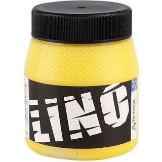 Vandbaseret Linoleumssværte - Gul, 250ml