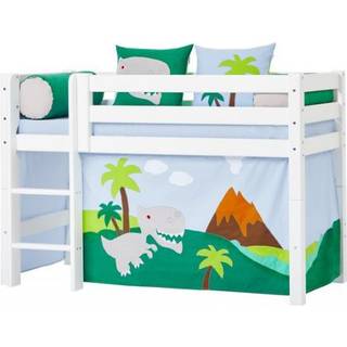 Hoppekids Dinosaur forhæng til halvhøj- og køjeseng 70x160 cm