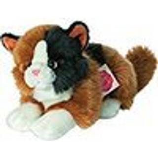 Teddy Hermann - Liggende kat flerfarvet 20 cm