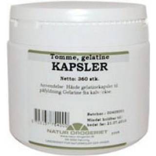 Natur Drogeriet Tomme Gelatine Kapsler (360 stk)