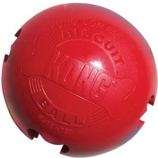 Kong - Biscuit Ball - Holdbar gummibehandling Dispensing Legetøj - Til store hunde