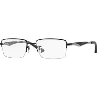 Ray - Ban Unisex RX6285 2503 Optiske stel Metal Sort Transparent Firkantet Normal