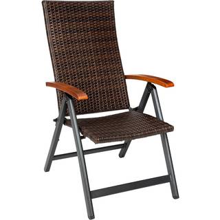Polyrattan kurvestol Melbourne - sort