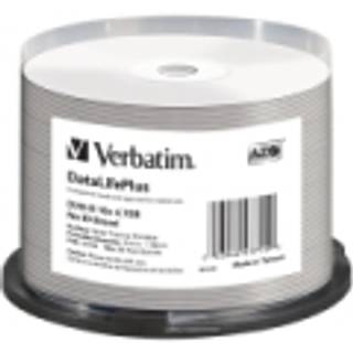 VERBATIM DVD-R  4,7GB 50pcs Spin White Wide Therma