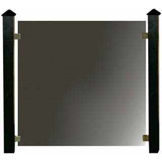 HORTUS glashegnspakke, 1 modul (1 x glashegn 1000 x 1000 mm, 2 stolper og 2 stolpehatte)