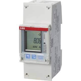 ABB Måler 1 faset 2M stål 65A puls