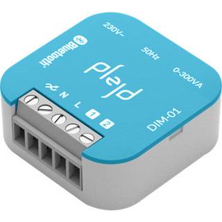 Plejd Dosdimmer-lysdæmper med Bluetooth, universal til LED, glødepærer, halogen, 0-300 W