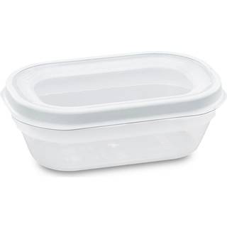 Madkasse Nordiska Plast Cook It, transparent/hvid, 300 ml