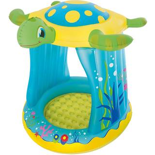 Bestway, babypool m/ solafskærmning, skildpadde, 26L [Levering: 1-2 dage]