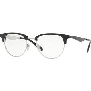 Ray - Ban Unisex RX6396 2932 Optiske stel Metal Sølv Transparent Pantos Normal