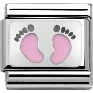 Nomination Baby Pink Footprints Charm