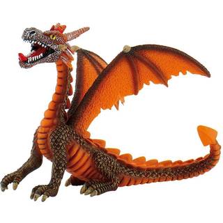 Drage siddende, orange 5,8x8,7x11,7cm