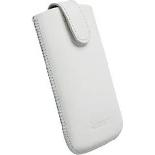 Krusell Asperö Pouch Læder Lomme Hvid - Size M