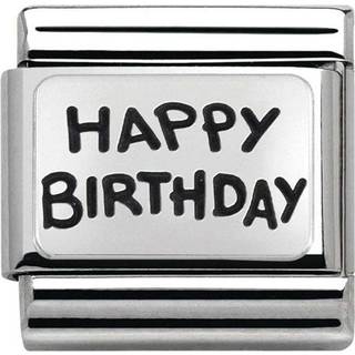 Nomination Classic - Composable Classic - Happy Birthday - 330102/41 - silber