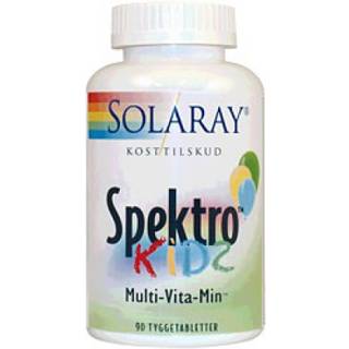 Solaray Spektro Kids Multivitamin Tyggetabletter Kosttilskud 90 stk