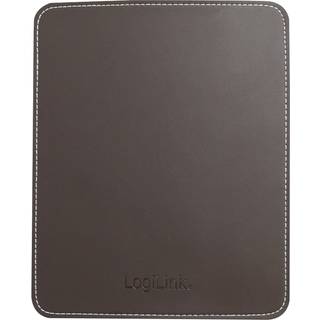 LOGILINK Mauspad Leder Design schwarz
