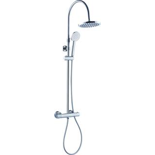 Adora brusesæt m/håndbru    *U Ø200 hoved krom 12904.00 højdejusterbar stang